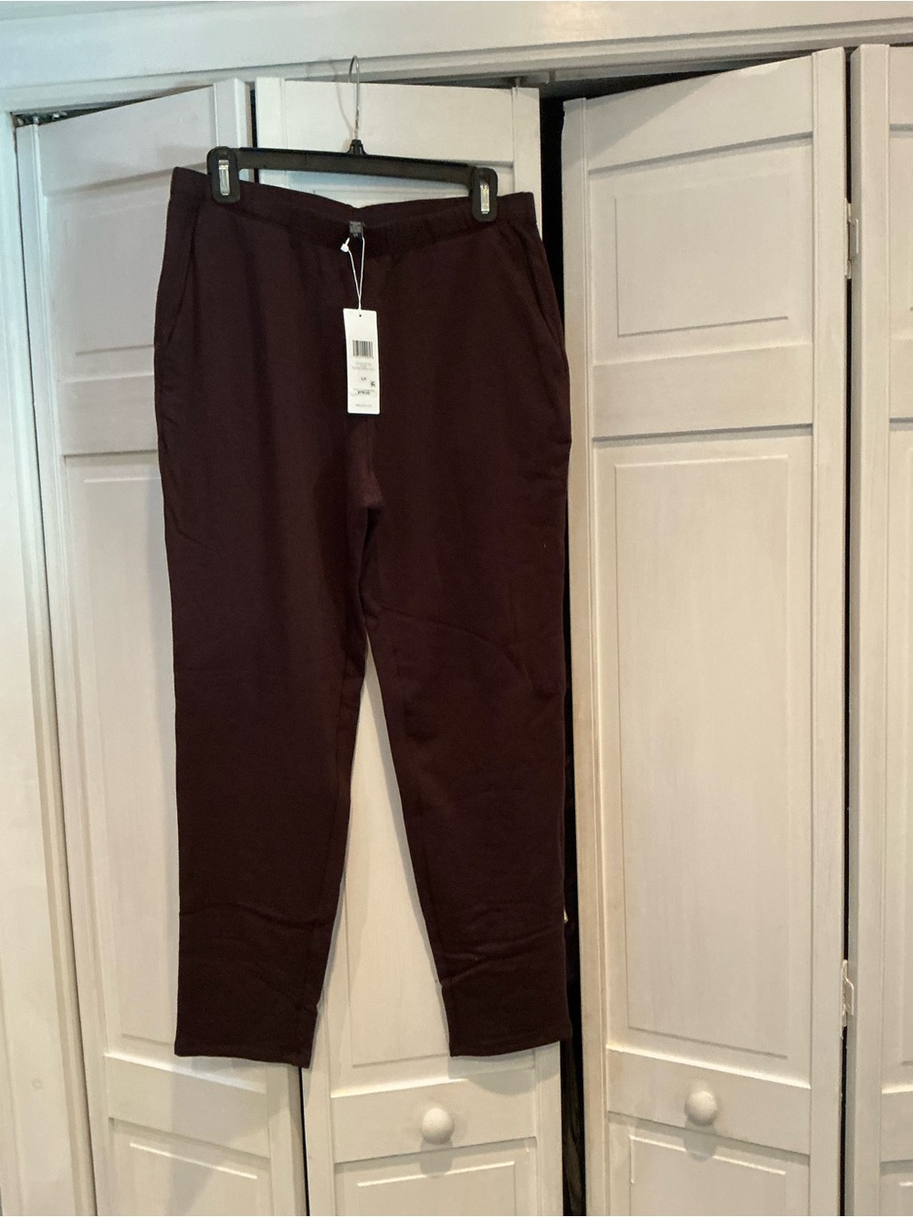 Eileen Fisher NWT soft Tencel Pants - Dark Maroon